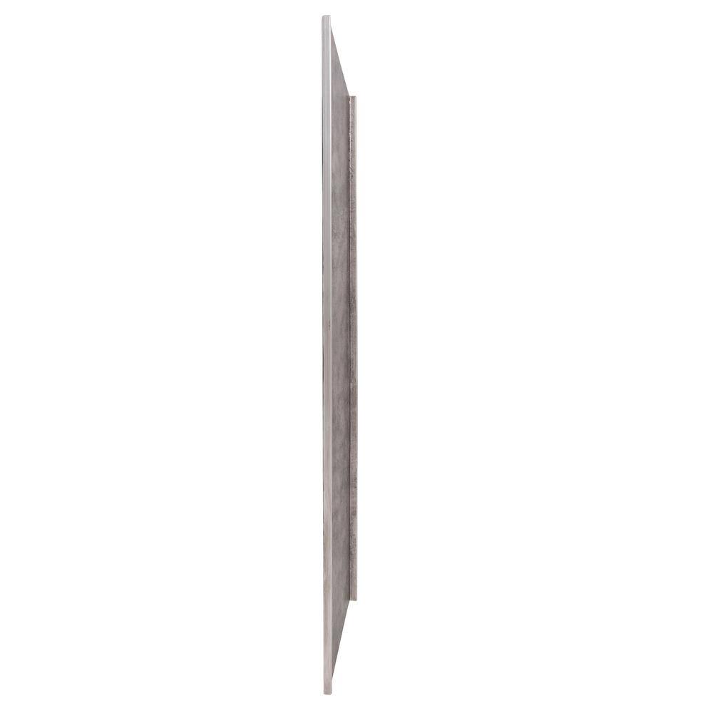 Corbin Industrial Rectangular Mirror in Textured Silver Finish