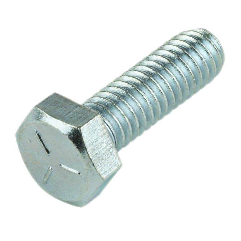 Everbilt 1/2 in. x 4 in. Zinc Plated Grade-5 Hex Cap Screw (25-Pack) 802570  - The Home Depot