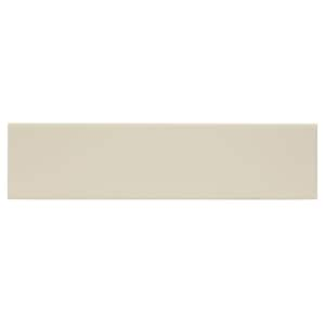 Restore Ivory 2 in. x 8 in. Glossy Ceramic Tile Sample