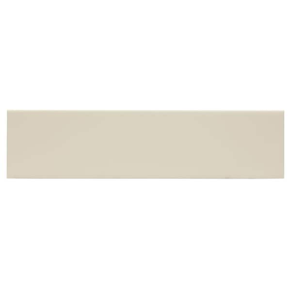 Restore Ivory 2 in. x 8 in. Glossy Ceramic Tile Sample