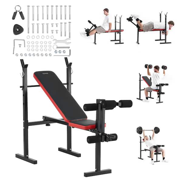 Weight Bench Multi-Functional Adjustable Weight Bench Press for Full Body Workout 380 lbs. Exercise Sit up Bench