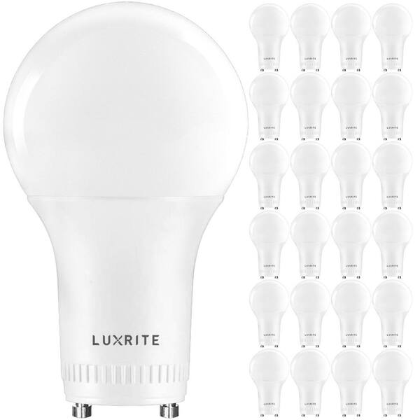 4 PACK 60W REPLACEMENT 8W A19 GU24 LED BULB 800 LUMENS 3000K DIMMABLE 