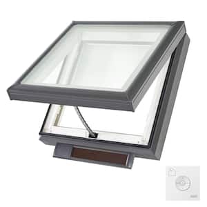 46-1/2 in. x 46-1/2 in. Solar Powered Fresh Air Venting Curb-Mount Skylight with Laminated Low-E3 Glass
