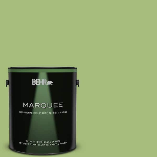 BEHR MARQUEE 1 gal. #P370-5 Lazy Caterpillar Semi-Gloss Enamel Exterior Paint & Primer