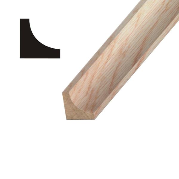 Kelleher 3/4 in. x 3/4 in. Oak Cove Moulding