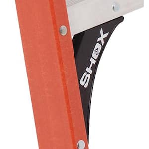 6 ft. Fiberglass Step Ladder with 375 lbs. Load Capacity Type IAA Duty Rating