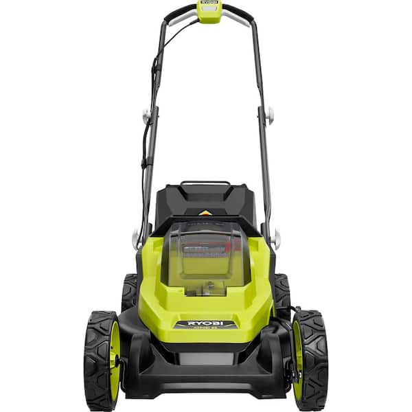 RYOBI ONE 18V 13 Cordless Battery Walk Behind Push Lawn Mower With Ah
