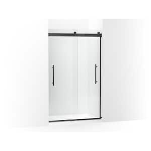 Levity Plus 45-48 in. W x 78 in. H with 5/16 in. Thick Sliding Frameless Shower Door Crystal Clear Glass
