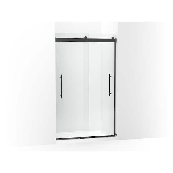 KOHLER Levity Plus 45-48 in. W x 78 in. H  Sliding Frameless Shower Door with 5/16 in. Thick Crystal Clear Glass