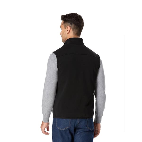 Men's UltraSoft Heated Fleece Vest with Rechargeable Battery