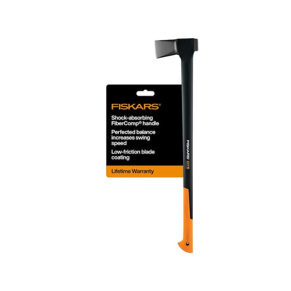 Fiskars X15 23 in. Chopping Axe, X27 36 in. Super Splitting Axe