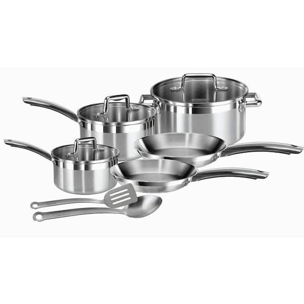 T-fal Elegance 10-Piece Stainless Steel Cookware Set