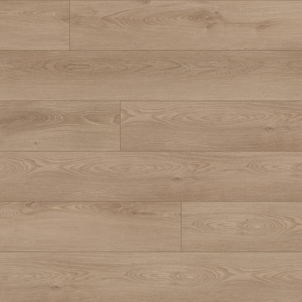 Superoak Natural Clean 7.68 in. W x 48 in. L Super Waterproof Hybrid Resilient Flooring(20.40 sq. ft. /case)