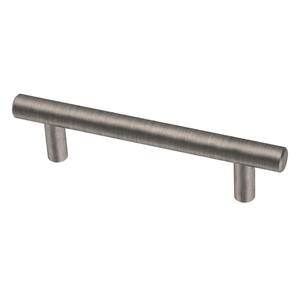 3-3/4 in. (96 mm) Heirloom Silver Cabinet Drawer Bar Pull