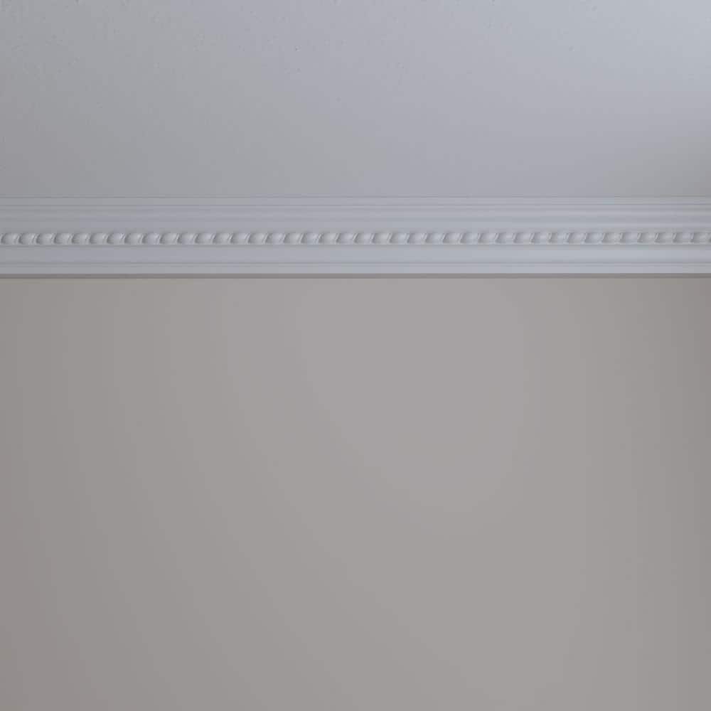 Primed Architectural Rope Crown Moulding 5" x 7/8" x 94-1/2"