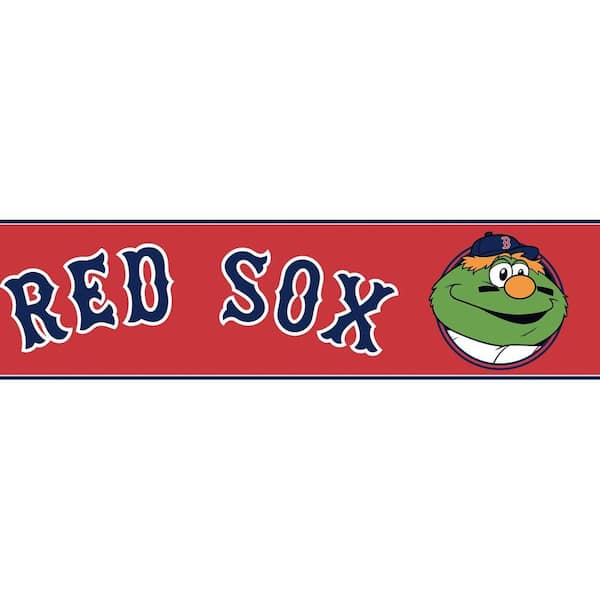 Major League Baseball Boys Will Be Boys II Wally The Green Monster Wallpaper Border