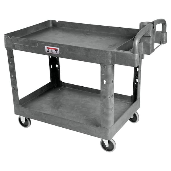 Jet 500 lbs. 43 in. x 25 in., Resin Utility Cart, PUC-43x25