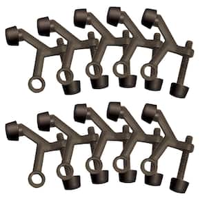 Oil Rubbed Bronze Standard Hinge Pin Door Stop (10-Pack)