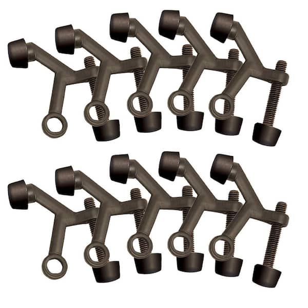 Design House Oil Rubbed Bronze Standard Hinge Pin Door Stop (10-Pack)