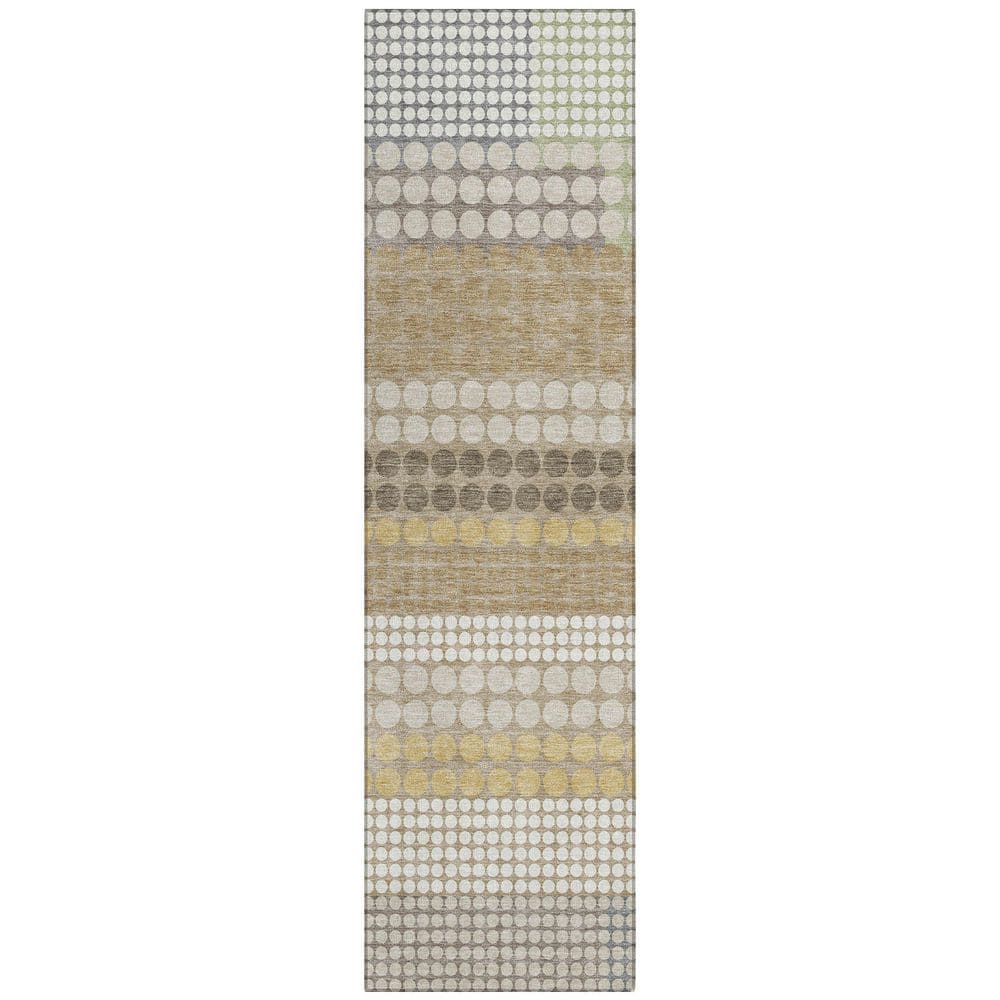 Chantille Machine Washable Indoor/Outdoor Abstract ACN2445 Beige 2 ft. x 7 ft. Runner Rug price history on PriceWatchPro