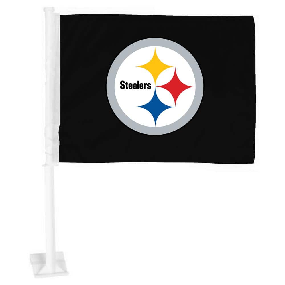 Udvikle Hæderlig Borgmester FANMATS NFL Pittsburgh Steelers Car Flag 26157 - The Home Depot