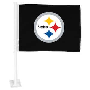 Pittsburgh Steelers Football Garden Flag and Pole Stand Holder