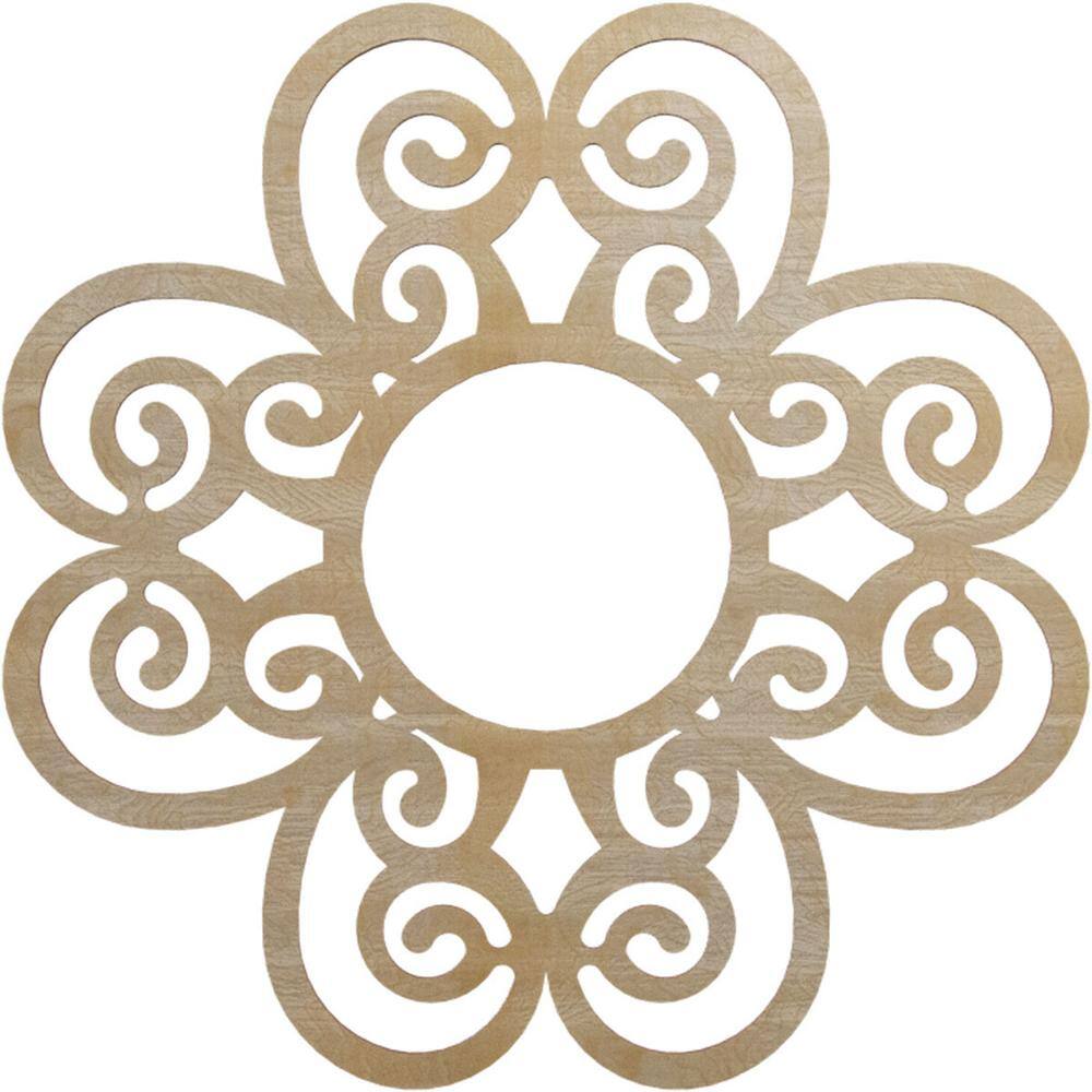 28 in. x 7.375 in. x 0.375 in. Wood Medallion Moulding price history on PriceWatchPro