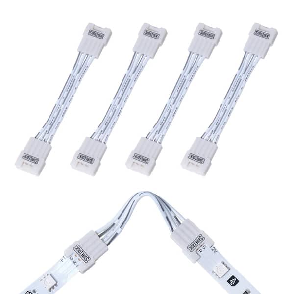 Armacost Lighting SureLock Corner RGB LED Connector Cord 5-Pack