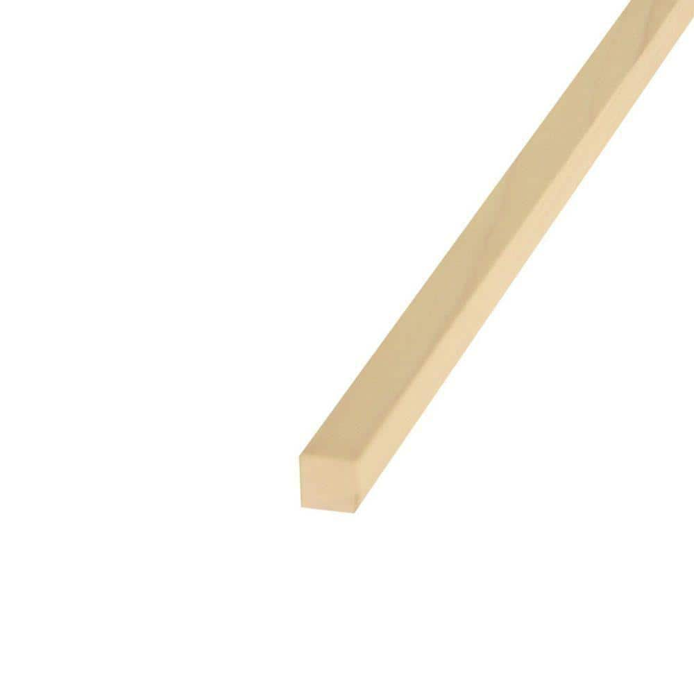 Square Wooden Dowels, 1/4 x 36 Inch, Natural Pine, MADE IN T