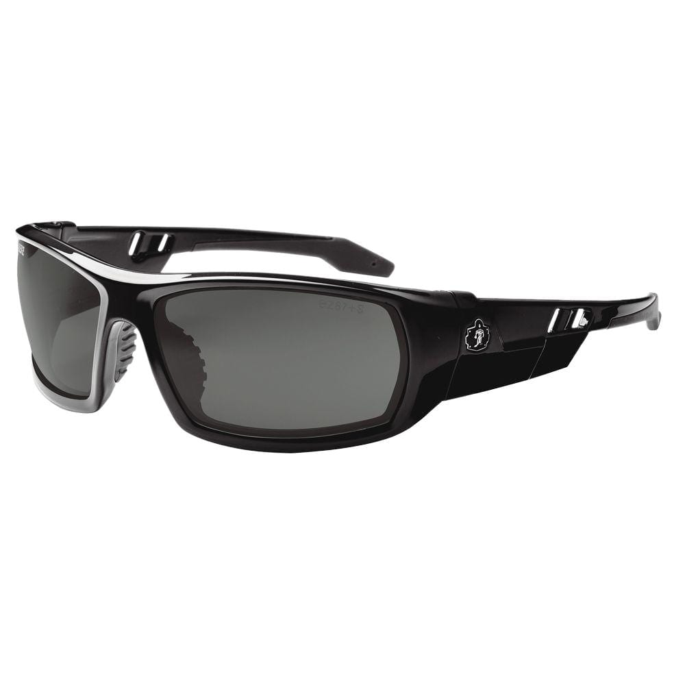 Smoke Lens Black Safety Glasses