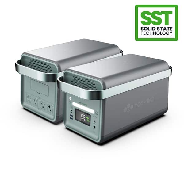 YOSHINO Solid-State Portable Power Station, 2,000W /3,000W Peak