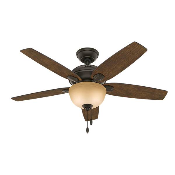 Hunter Hartwell 46 in. Indoor New Bronze Ceiling Fan