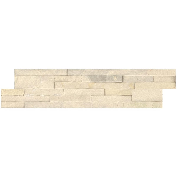 MSI Salvador Ledger Panel 6 in. x 24 in. Textured Sandstone Stone Look Wall Tile (8 sq. ft./Case)
