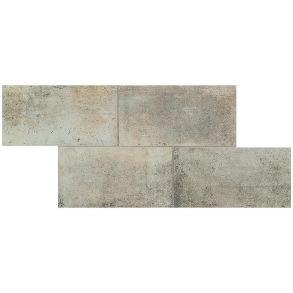 MSI 6 in. x 12 in. Rectangle Arterra Fossil River Matte Porcelain Paver Tile (2 sq. ft./4-Pieces Per Case)