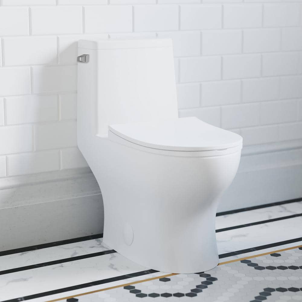 Swiss Madison Ivy 1-Piece 1.28 GPF Single Flush Elongated Toilet