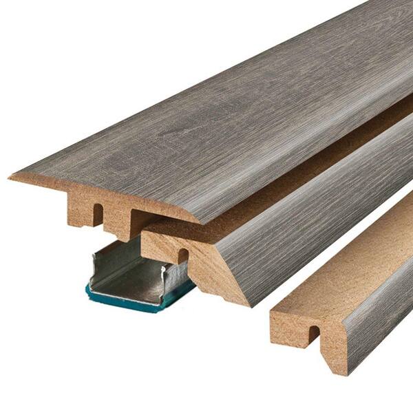 Pergo Sedona Taupe Oak .75 in. Thick x 2.37 in. Wide x 78.75 in. Length Laminate 4-in-1 Molding
