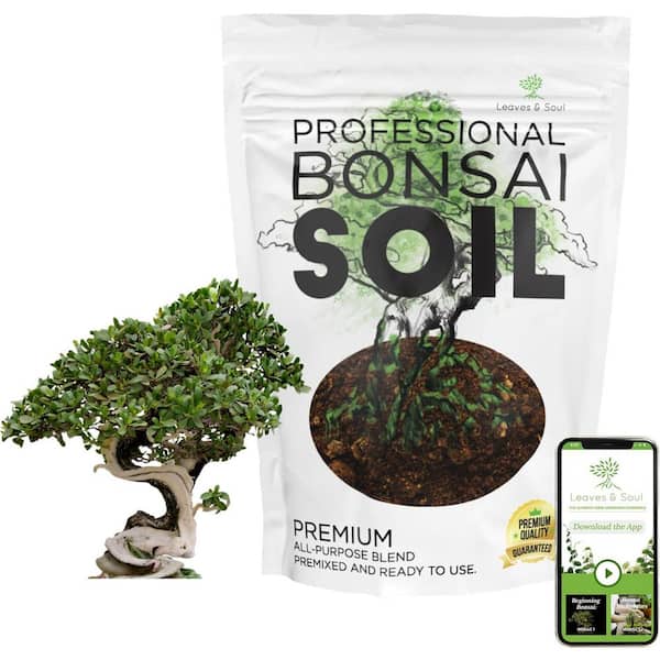 Bonsai Soil, 2.2 qt., Ready to Use, Lava, Limestone, Calcined Clay, Pine Bark,