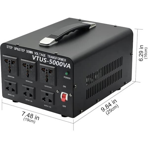 BLB-5000 変圧器 YICHUHAOXI 5000W Voltage Converter Transformer Step Up 110V-120V