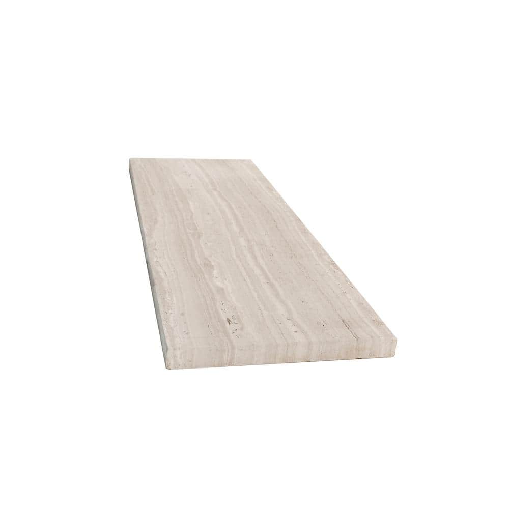 Wooden Beige 4" x 12" Honed Marble Subway Tile