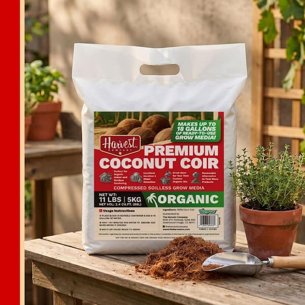 Viagrow 11 lb. (5KG) Coconut Coir Block of Soilless Media VCCB5