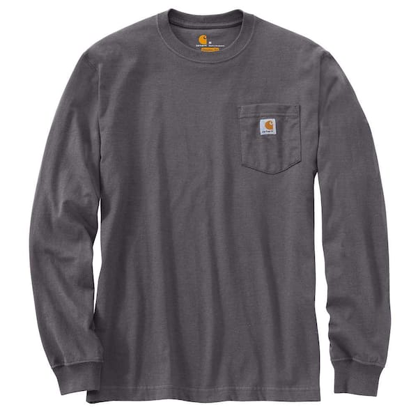 Carhartt Men's Regular Medium Carbon Heather Cotton