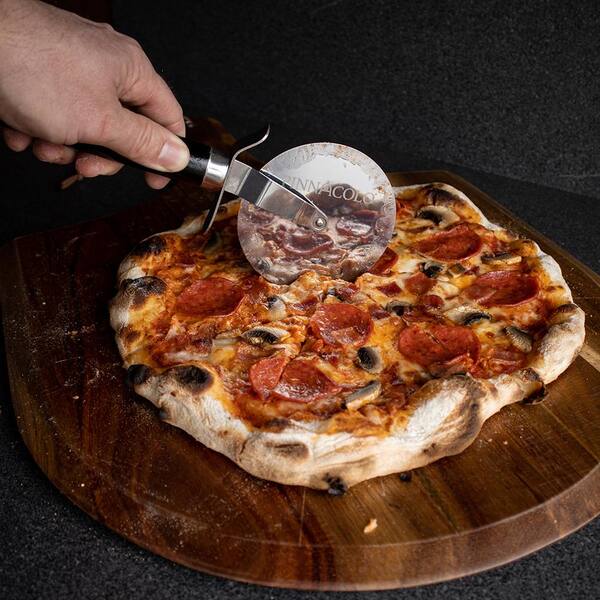 Camp Chef Pizza Accessories Kit - Includes 2 Pizza Peel, 1 Pizza Spatula &  1 Rocking Pizza Cutter - Premium Pizza Kit for Indoor or Outdoor Cooking