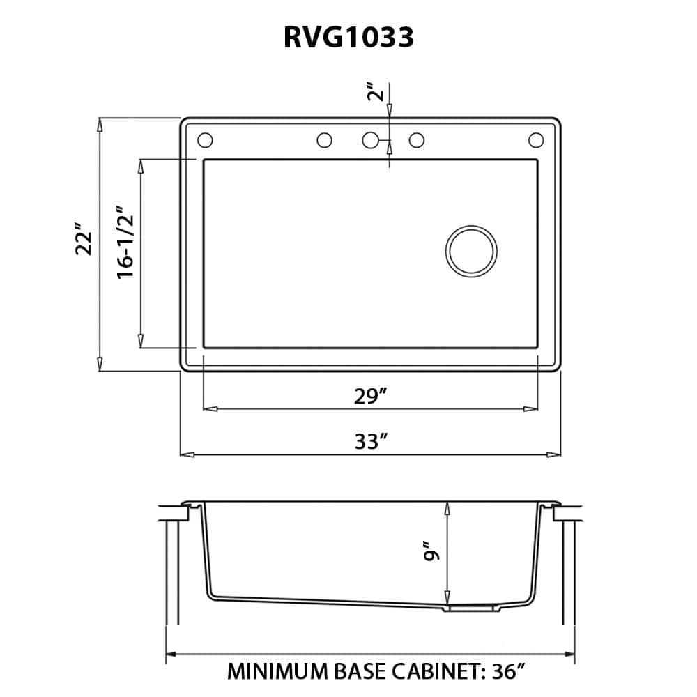 Catalina Blue Granite Composite Single Bowl Kitchen Sink