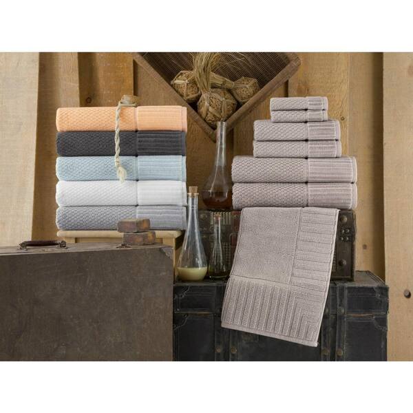 Enchante Home Signature Turkish Cotton 4 Pcs Hand Towels - Waterfall