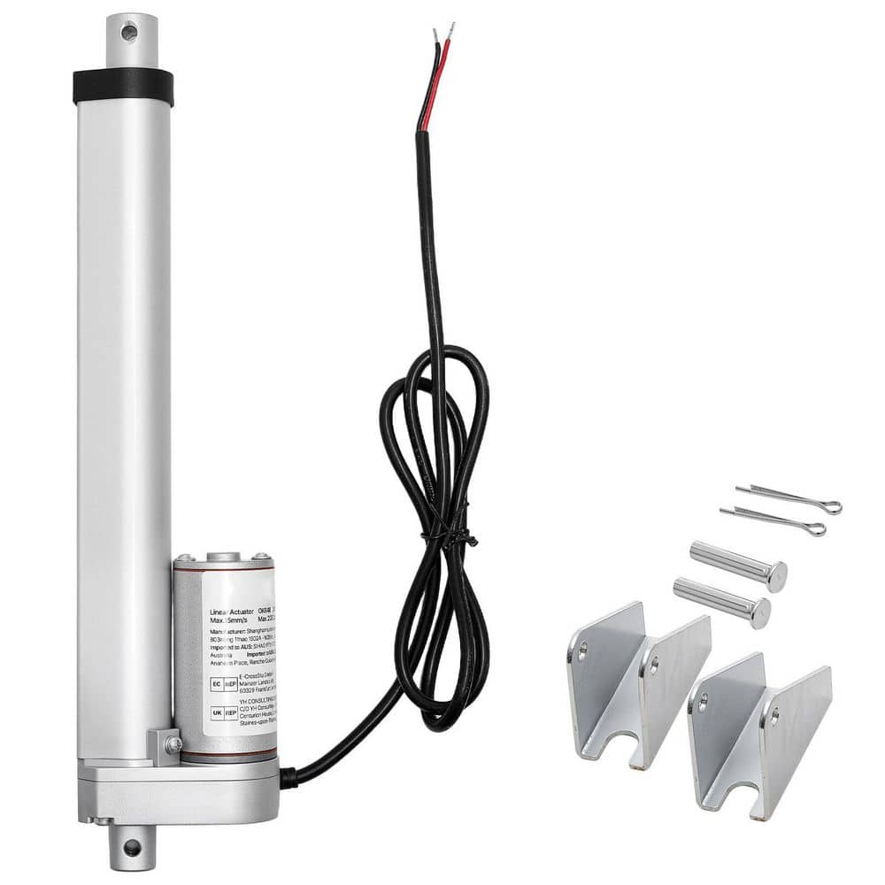 12V Linear Actuator 225 lbs. / 1000N with IP54 Protection and Mounting Bracket 8 in. High Speed 0.6in./s Motion Actuator price history on PriceWatchPro