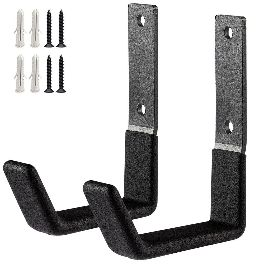 Wall Rack with 4.7 in. Small Heavy Duty Steel Utility Hooks for Garage, Garden, and Tool Organization price history on PriceWatchPro