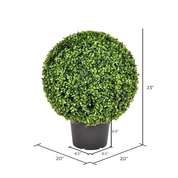 HONEY JOY 30 in. Green Artificial Topiary Cactus 3 Ball Tree Decorative  Trees Fake Greenery Plants Indoor and Outdoor TOPB004797 - The Home Depot