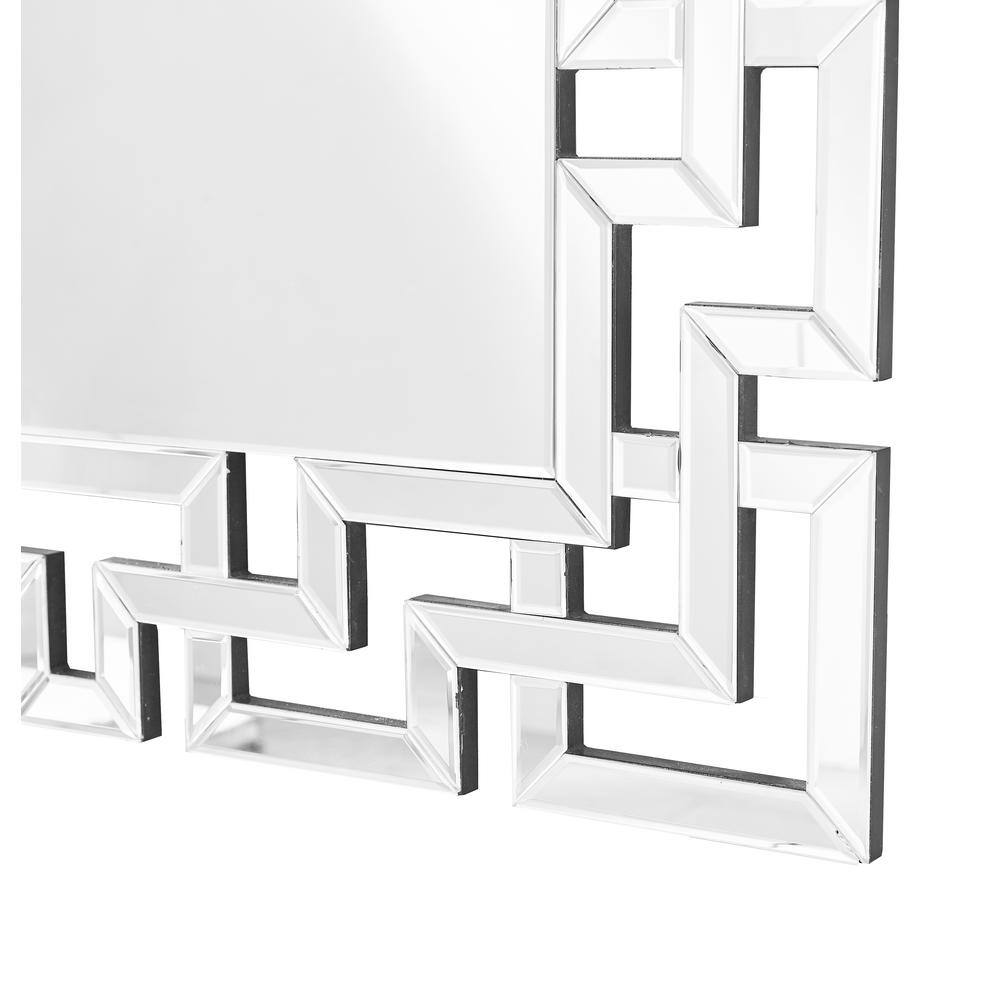 Elegant Sparkle 37.5" Clear Beveled Edge Rectangle Mirror