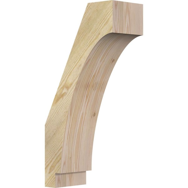Ekena Millwork 6"W x 12"D x 24"H Imperial Rough Sawn Knee Brace, Douglas Fir