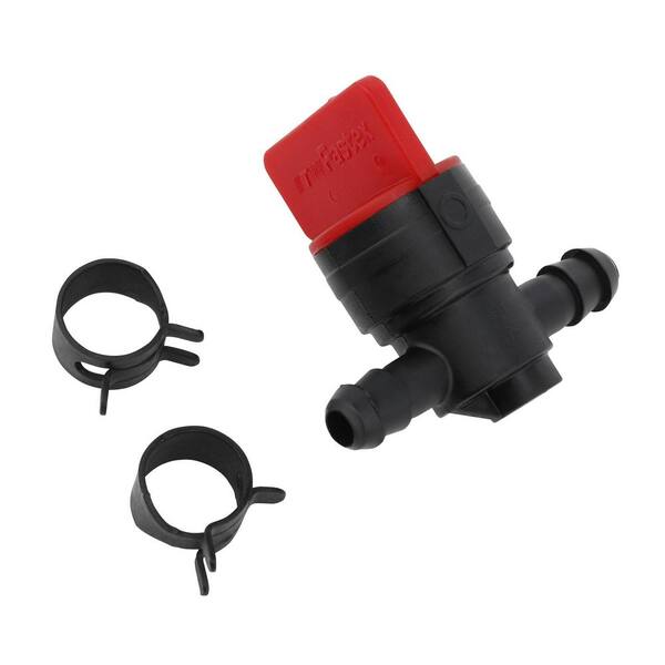 10x 1/4" Fuel Line Straight Fuel Gas Cut-Off Shut-Off Valve For Riding Mower 